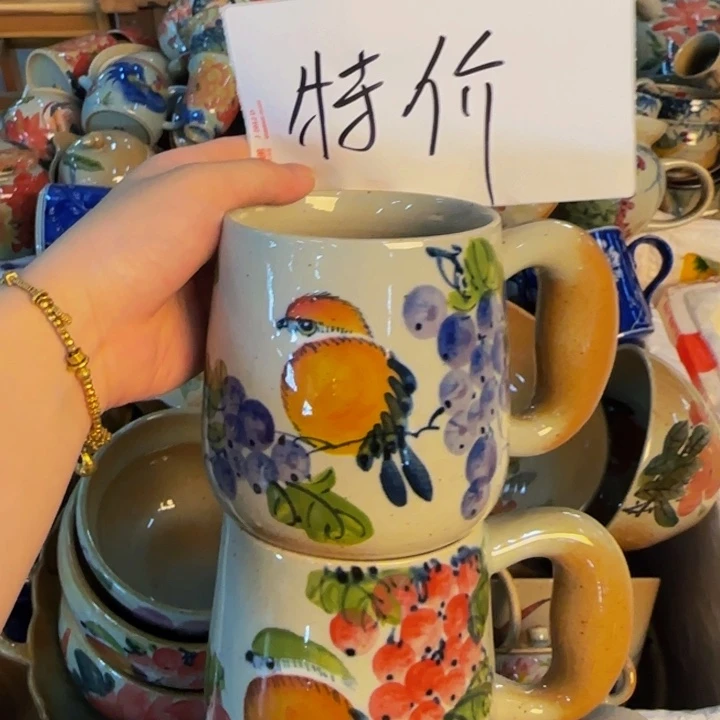 瓷片景德镇陶瓷手工手绘