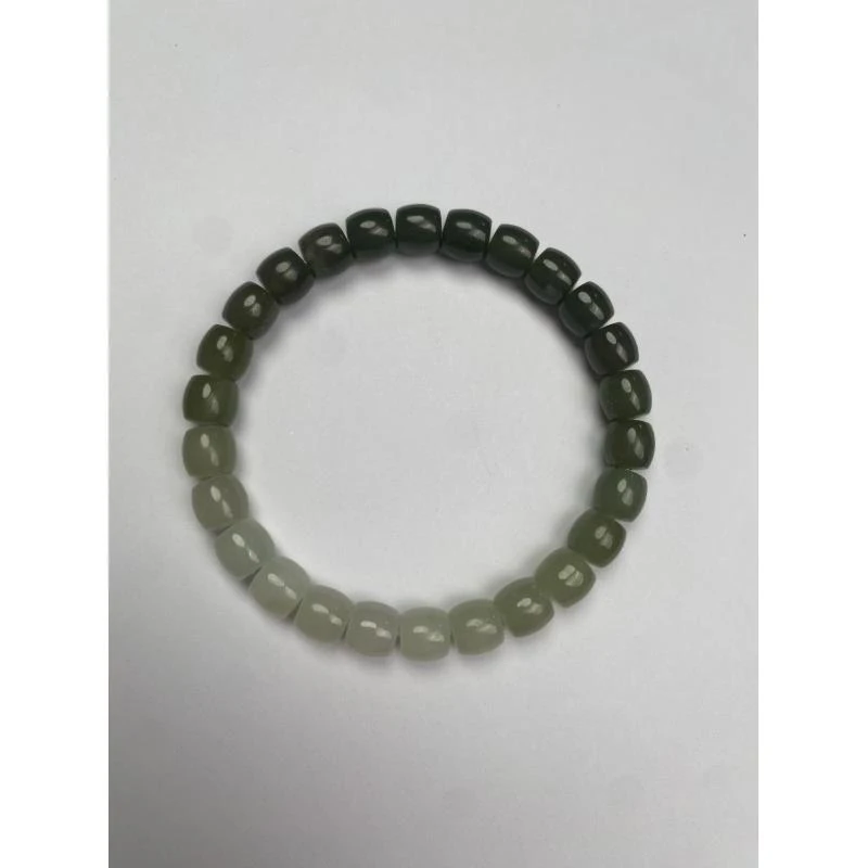渐变和田玉精品手串QL303（多样性发一）