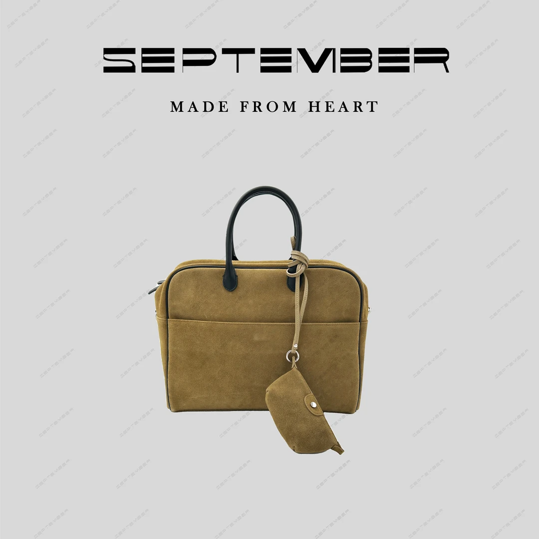 2025 S/S SEP.[春] ‘拥抱真实‘ 磨毛方正手提子母包3942#2