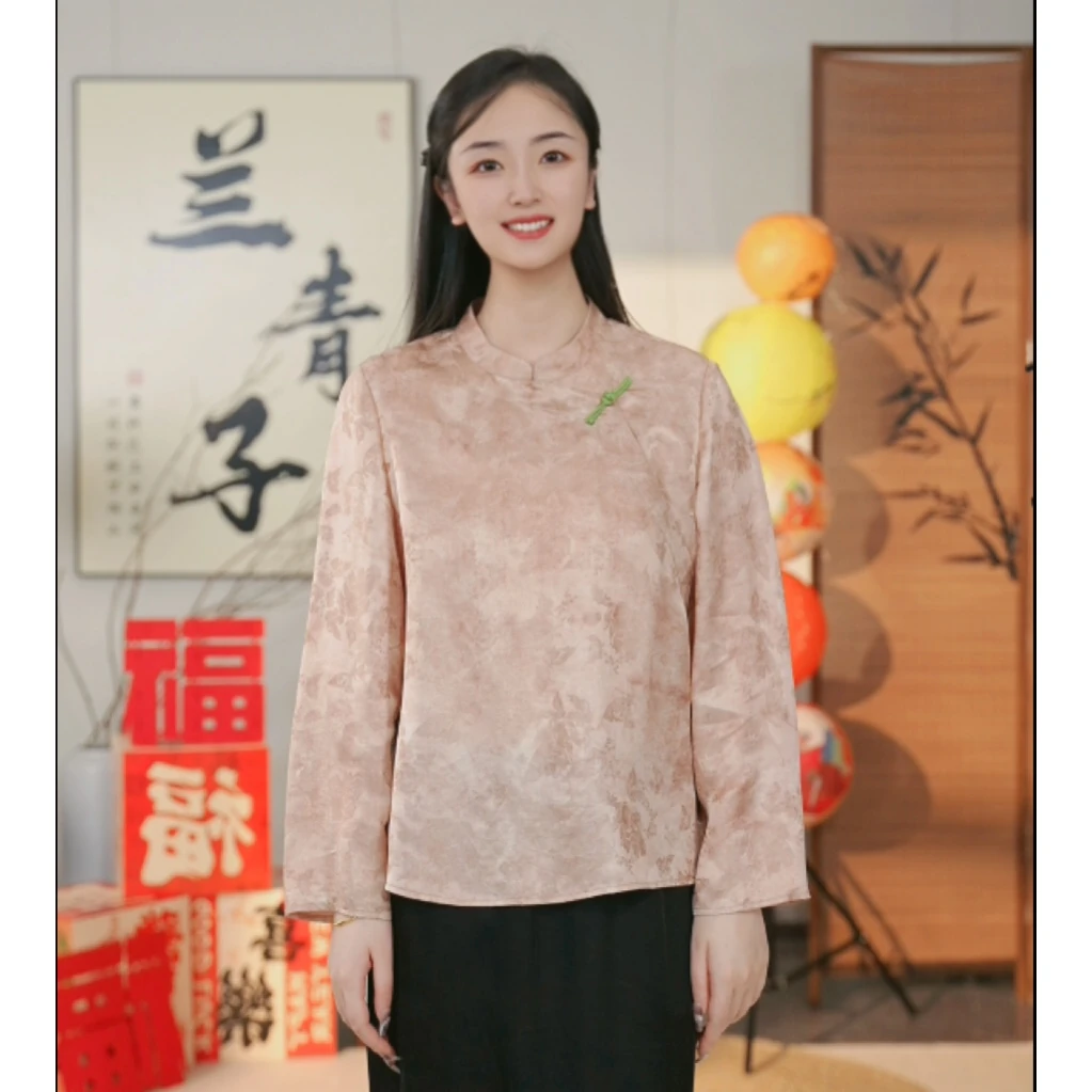 新中式国风衬衫上衣   82238-1PP