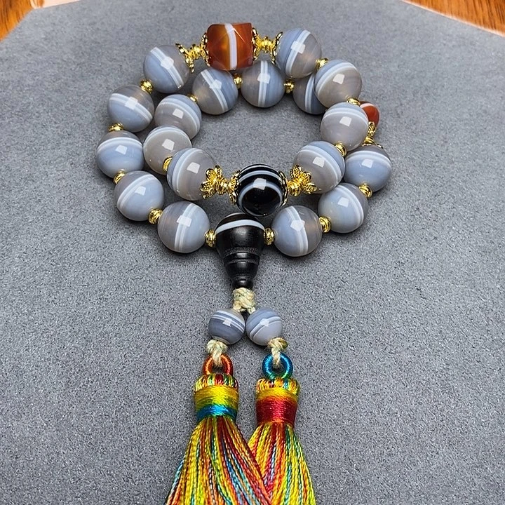 玛瑙/玉髓手链未镶嵌懒**懒