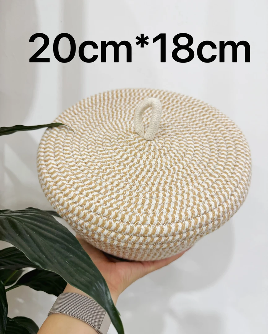 MQ224 棉编鸡蛋筐卡通桌面收纳客厅茶几遥控器收纳零食整理收纳筐