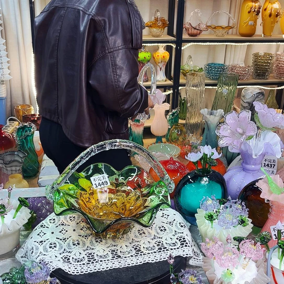 1449 家悦美居琉璃摆件