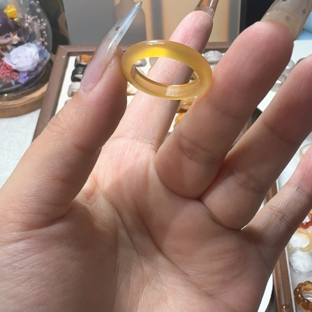 未镶嵌戒指玛瑙/玉髓507港17