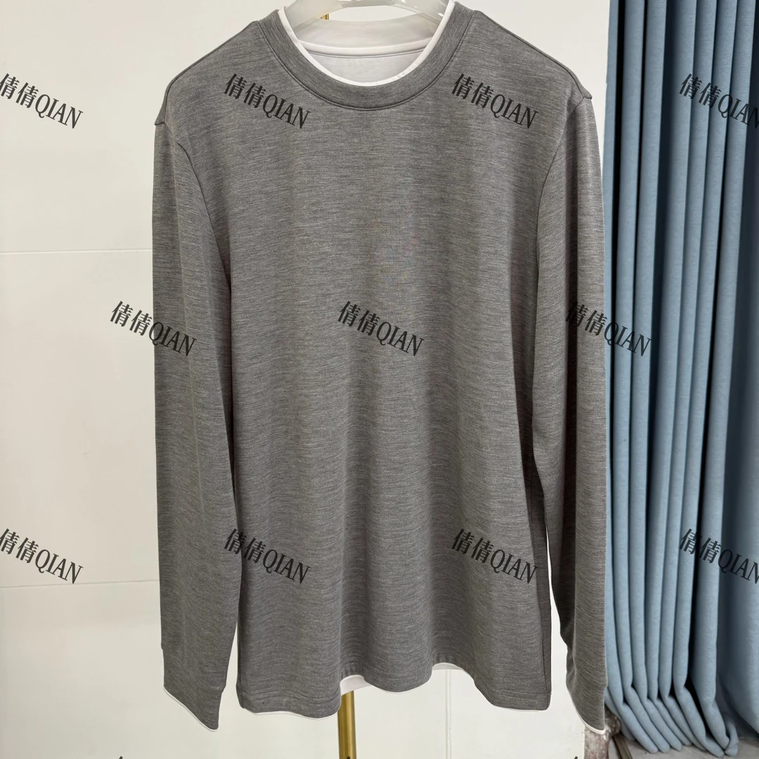 简约假两件长袖打底衫（GP-097）