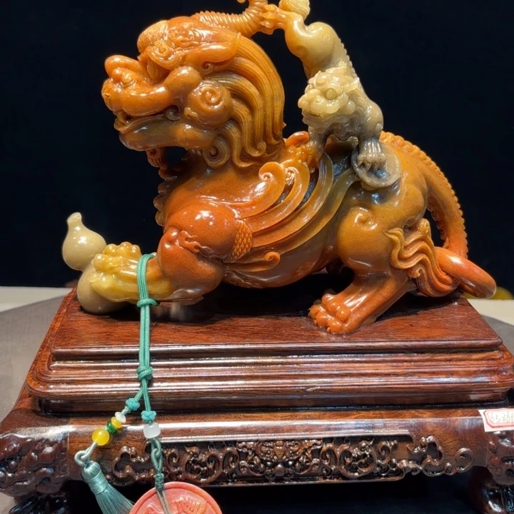 Y***寿山石寿山石摆件