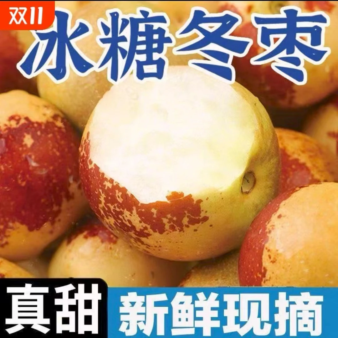 新鲜山东沾化大冬枣现摘新鲜水果