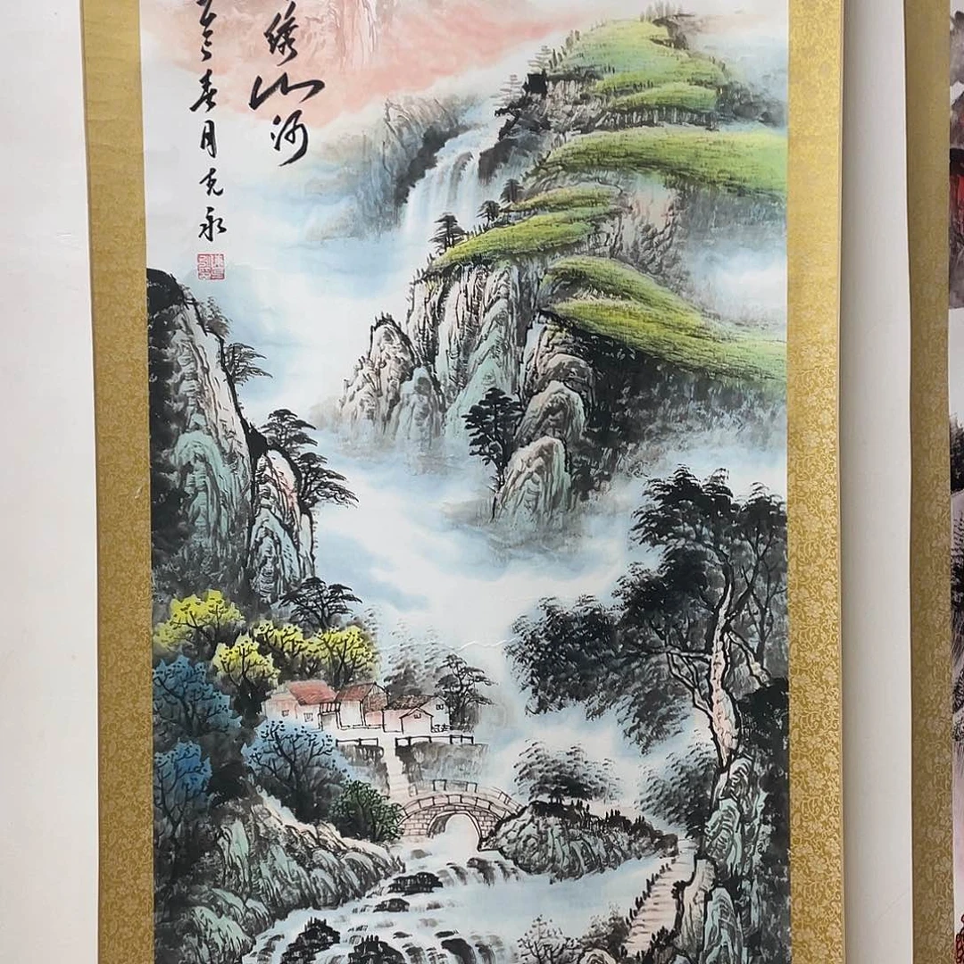 国画老师手笔手绘作品y