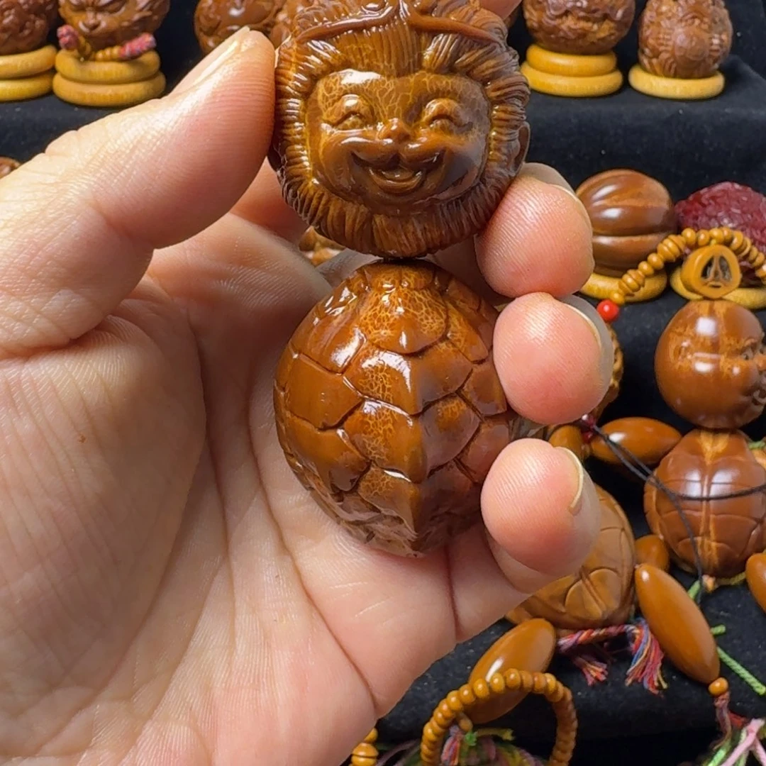 愿****把件橄榄核小龟圣