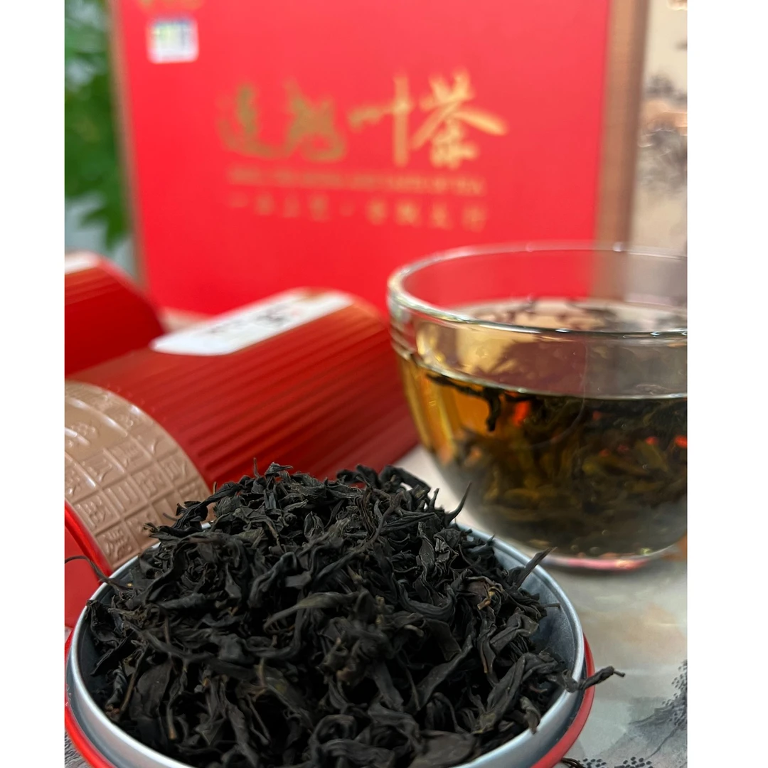 华姿翘2025新茶>有机连翘叶茶（红茶）90gX2罐