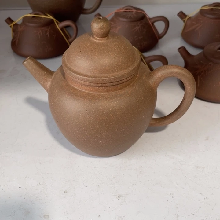 紫砂茶壶钢*天青泥巨轮珠