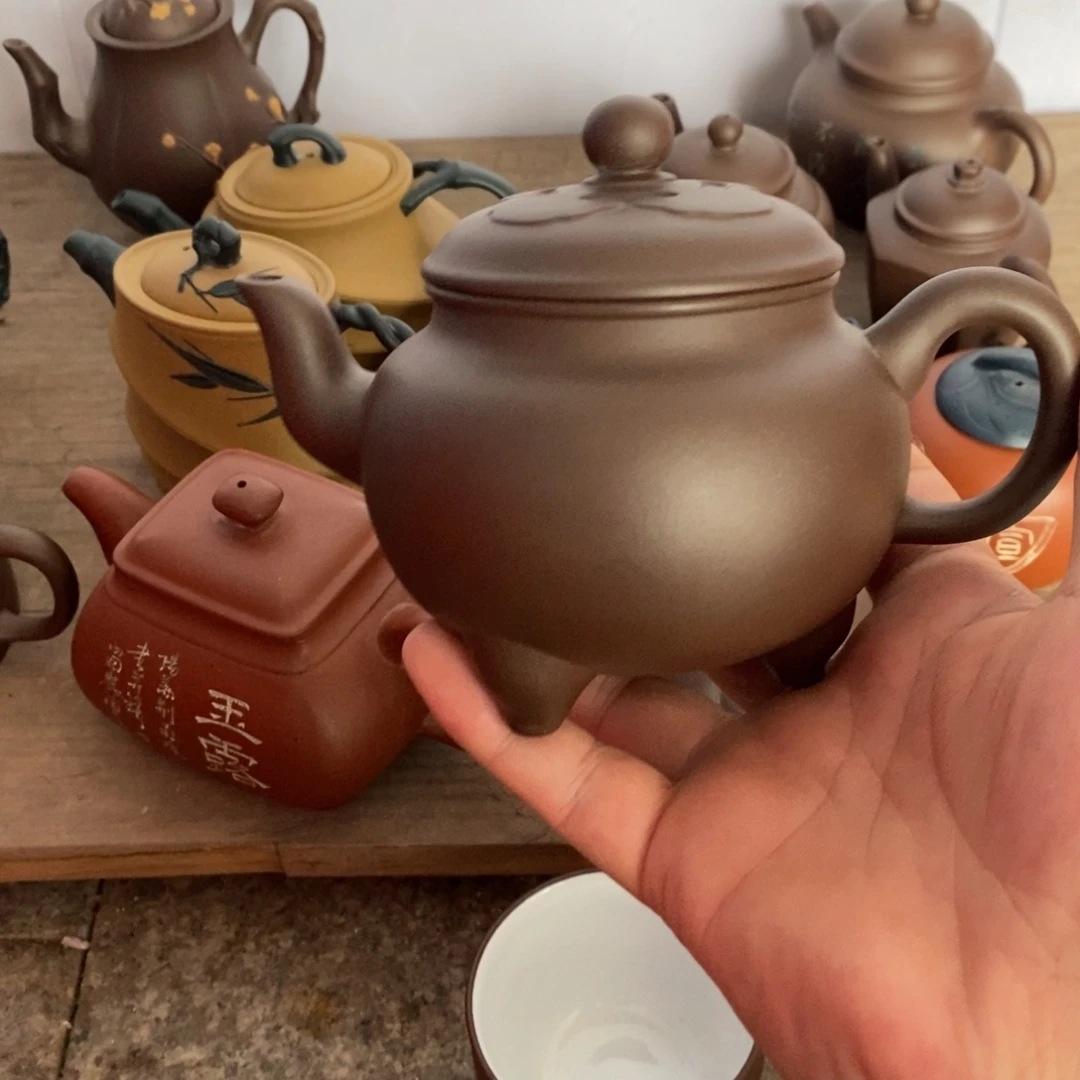 茶壶紫砂老紫泥大彬