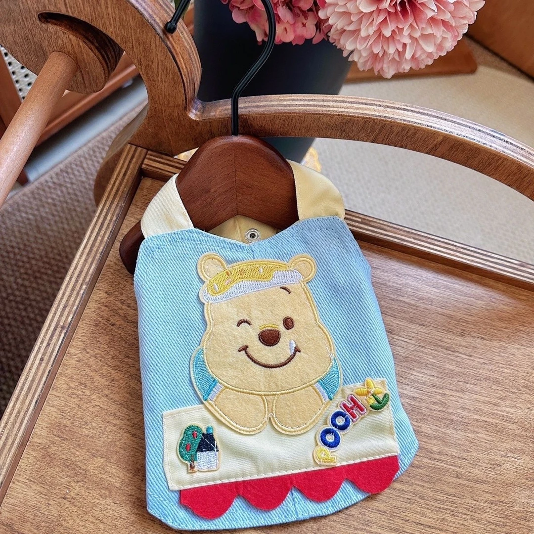 【Joyful Pets】25新款宠物服饰小熊维尼牛仔背带夏季薄款