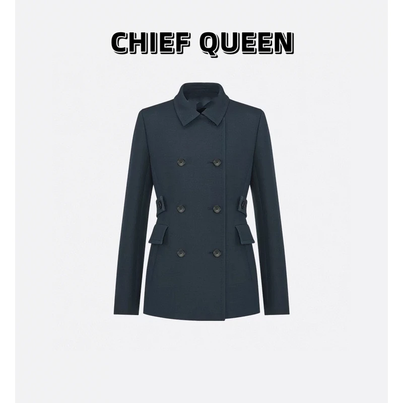 “丝+毛”修身版西装外套011701