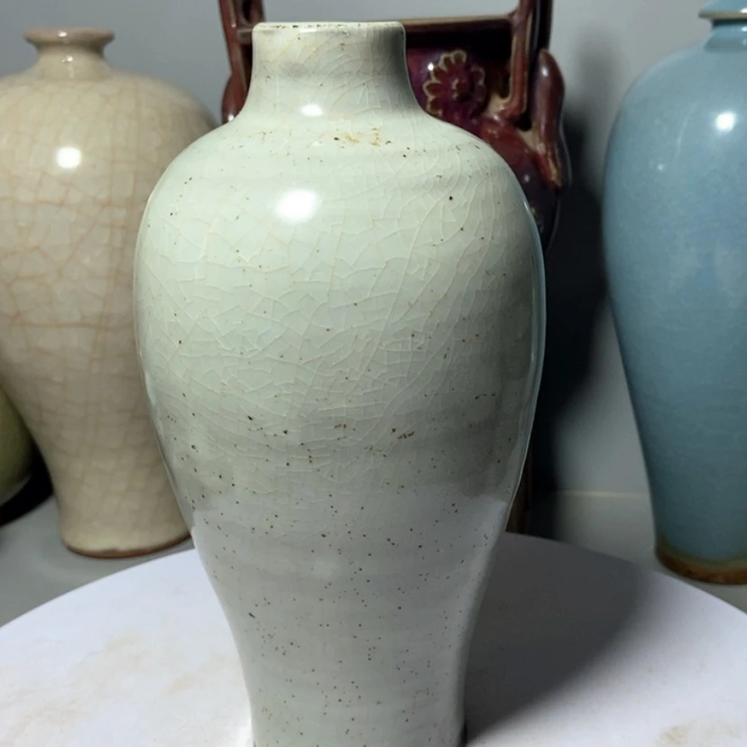 【闪购商品】摆件女***伞宋官窑瓶子一个