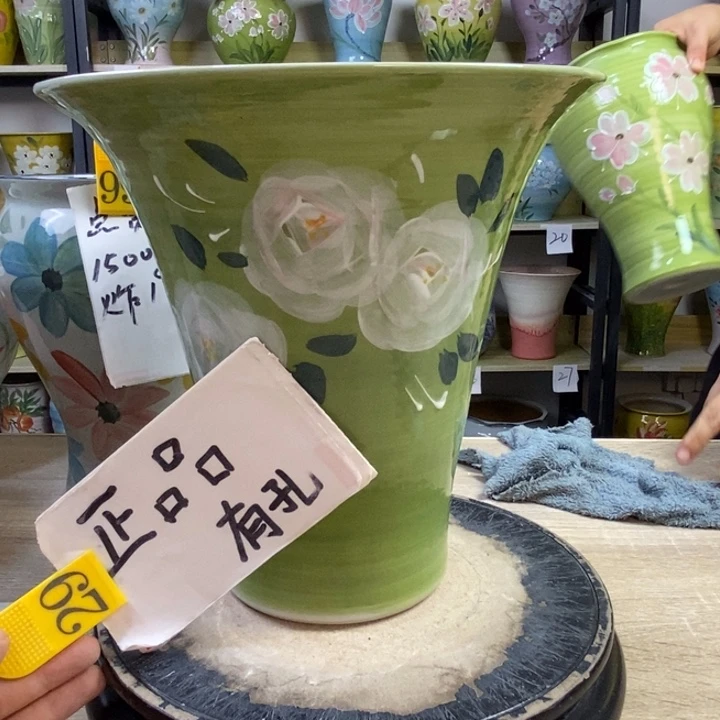 景德镇高温陶瓷花盆