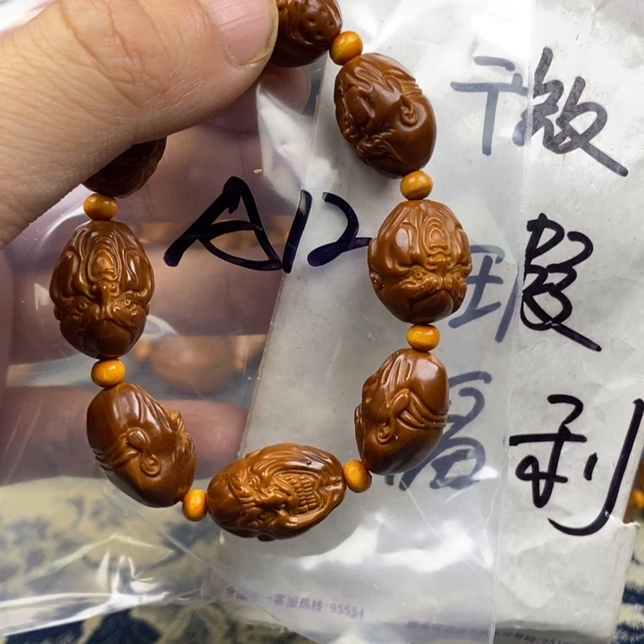 橄榄核手串/手链橄榄核雕工艺手串