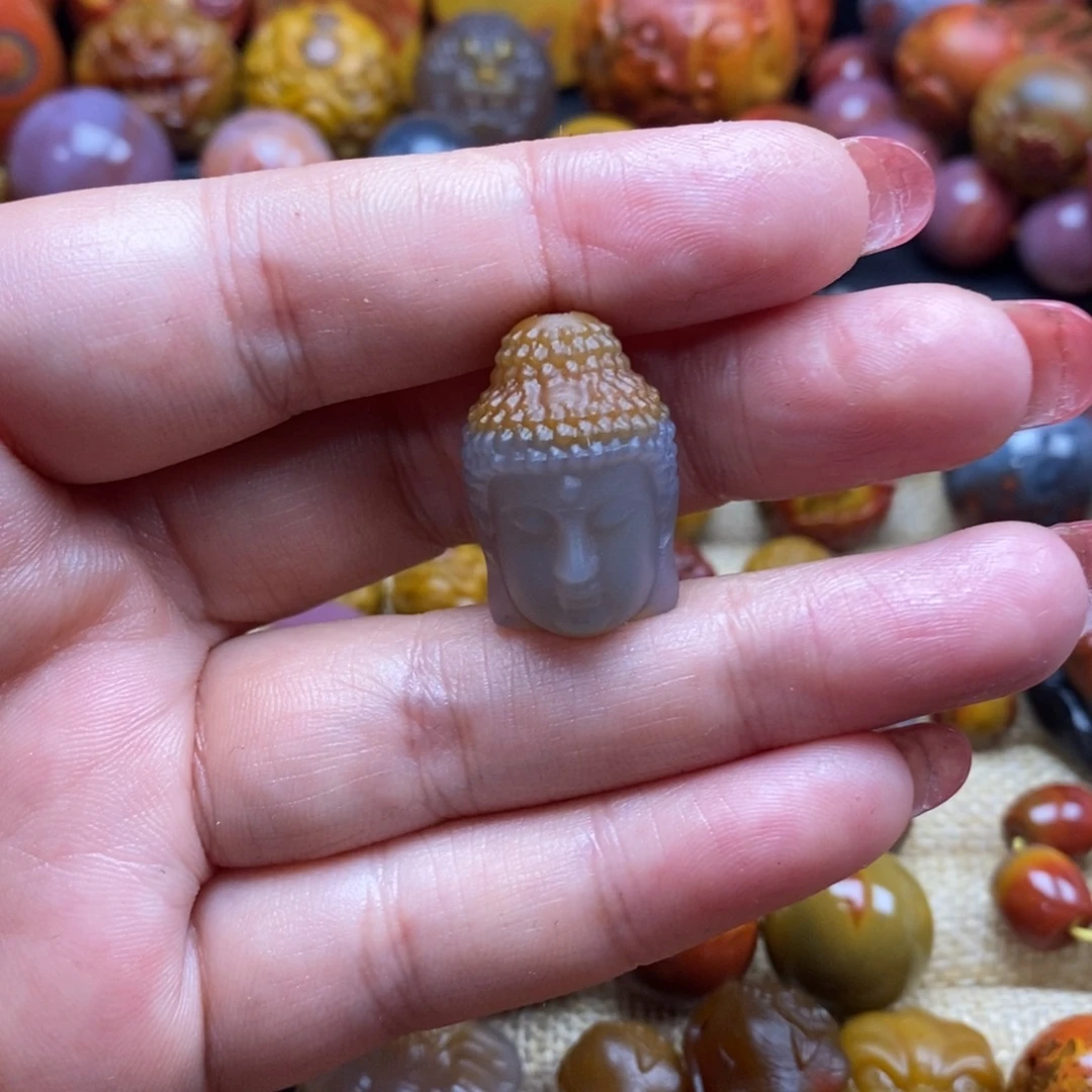 恋***间玛瑙/玉髓战国红玛瑙未镶嵌