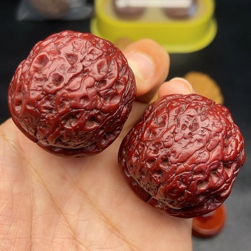 【闪购商品】把件文玩核桃40尺龙珠51.3克