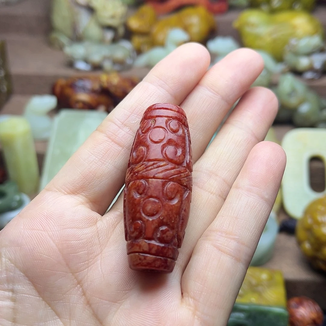 白玉菩提吊坠37。。