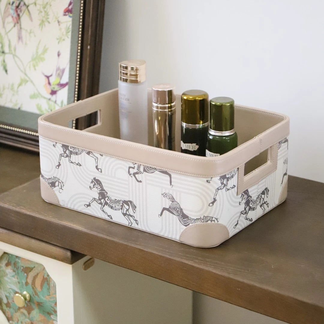 【收纳筐爆款】客厅收纳筐文具办公储物篮玩具置物简约衣物收纳篮