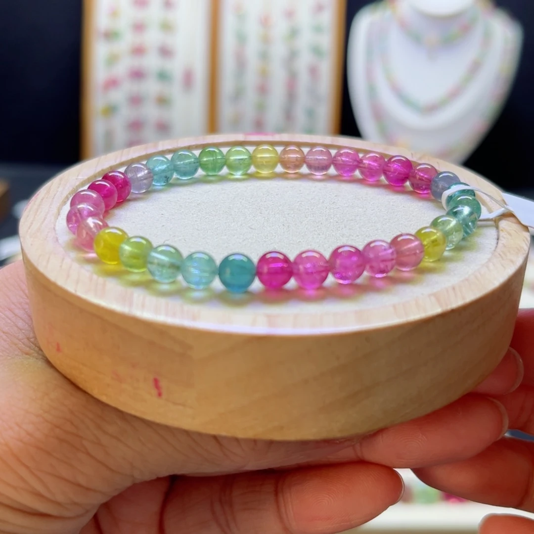 手链未镶嵌碧玺荧光5.7mm