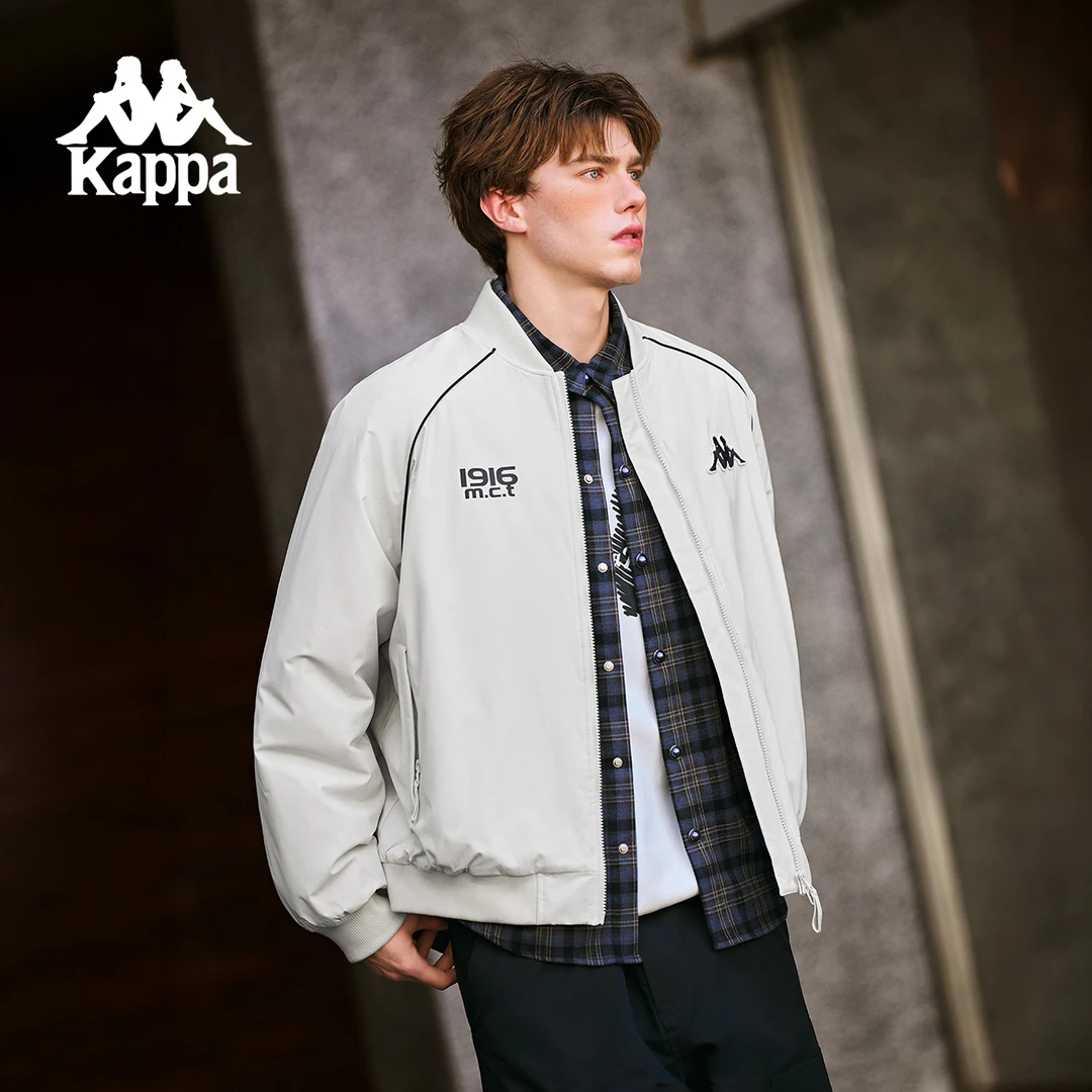 Kappa/卡帕运动美式街头风棉服时尚休闲潮流经典外套