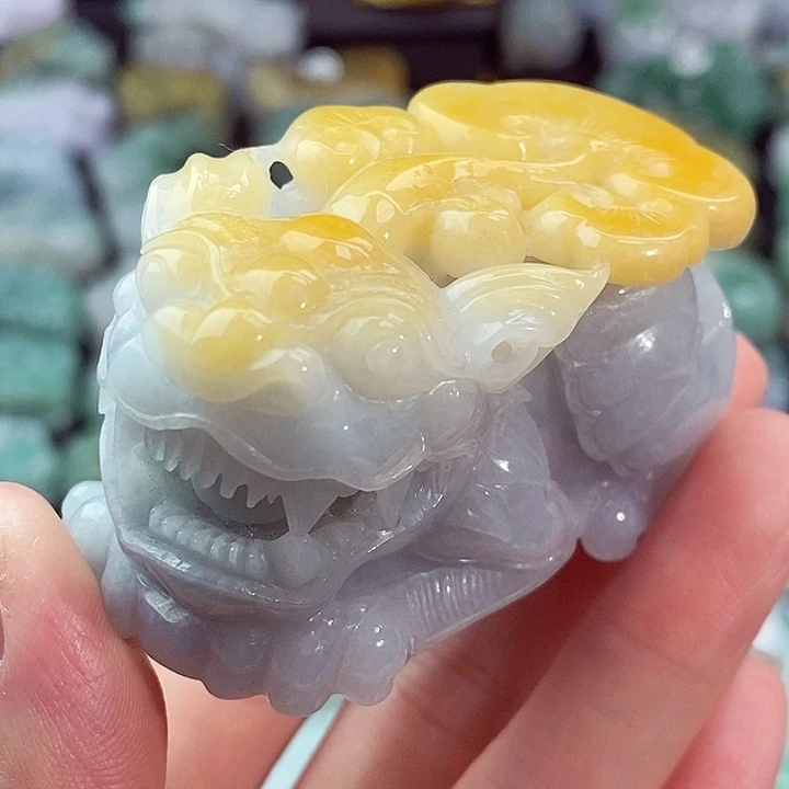 颈饰未镶嵌翡翠天然