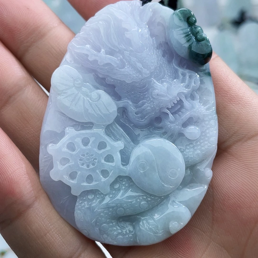 颈饰未镶嵌翡翠布***长翡翠