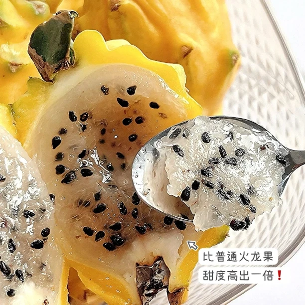 【黑白优选】海南树上熟燕窝果，口感嫩滑香甜多汁，现摘现发顺丰包邮