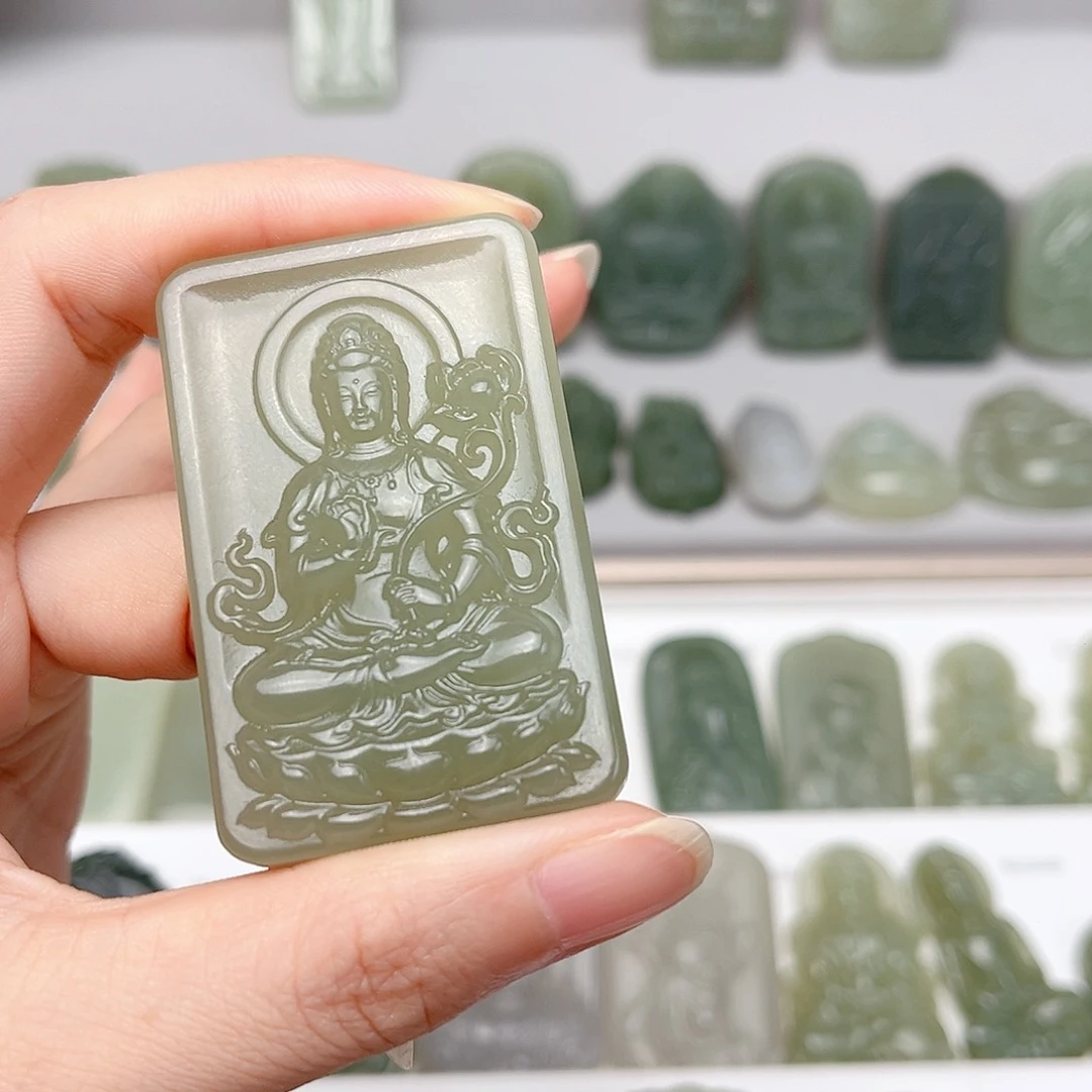 和田玉未镶嵌颈饰ℳ****