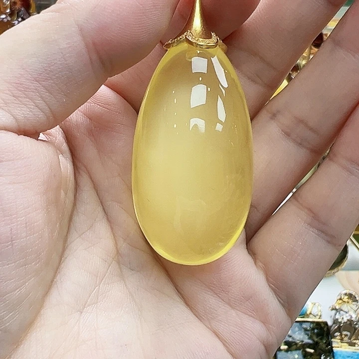琥珀银S925镶嵌珠宝奇石