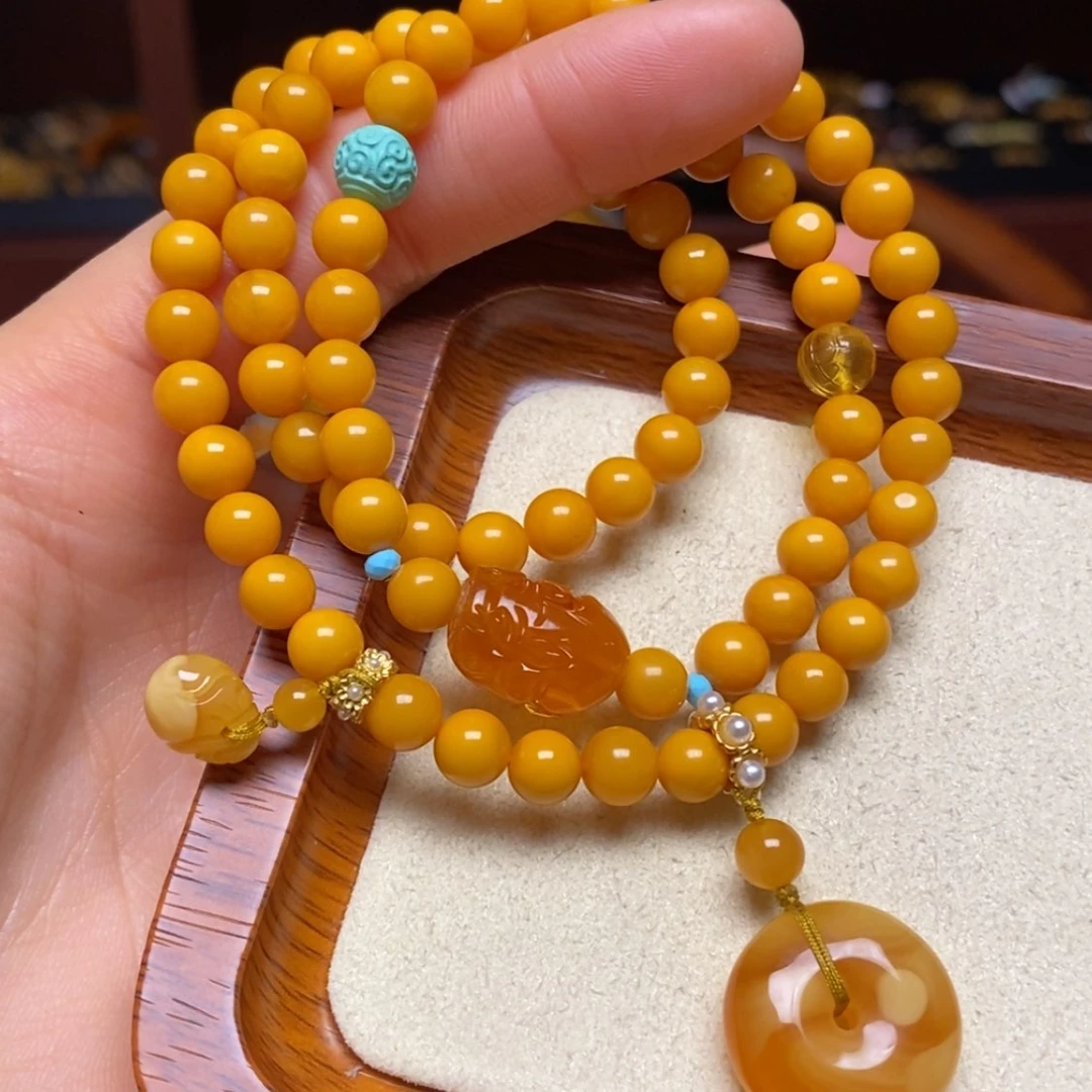 【闪购商品】蜜蜡手链未镶嵌手串