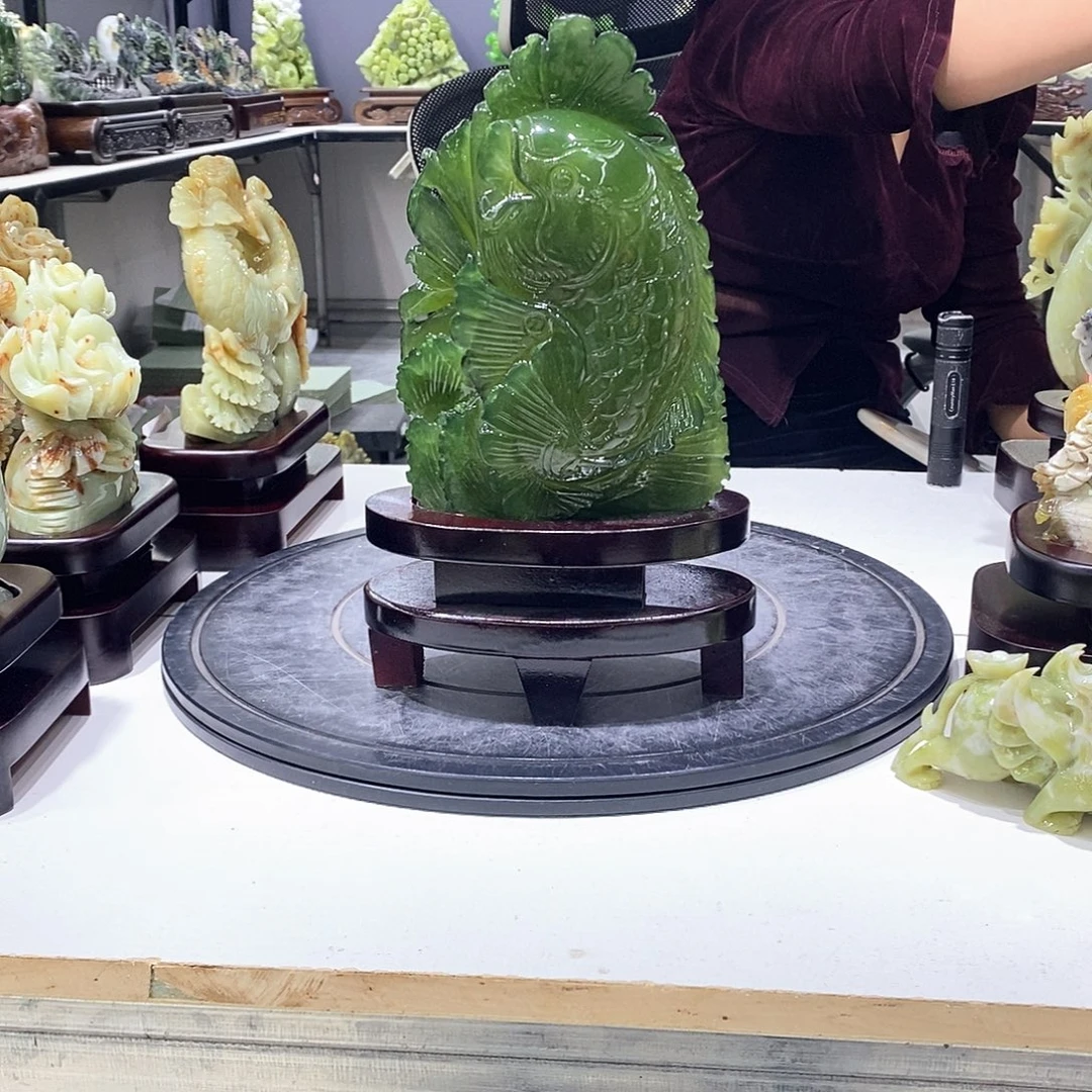 玉家居摆件连年有余