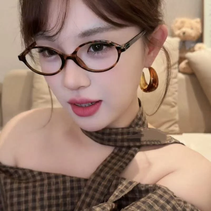 合金亚克力耳饰 方圆脸福音!秋冬C圈圈耳环新款显瘦高级感耳钉