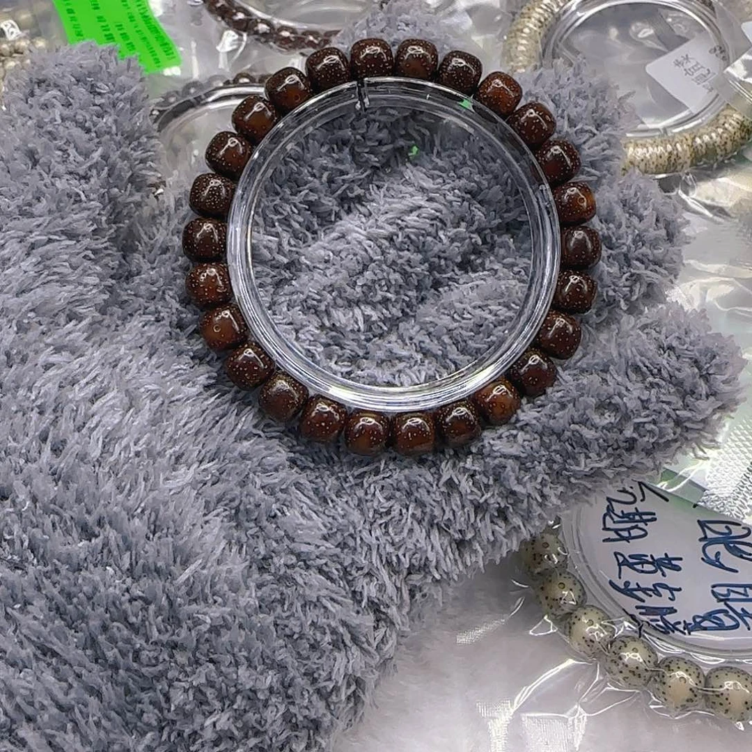 手串星月菩提74傲世红冰糖星月菩提单圈8左右