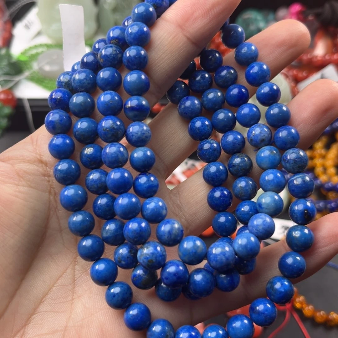 青金石未镶嵌手链8mm