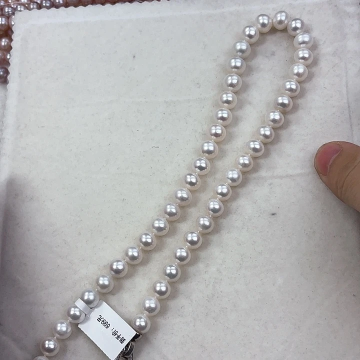 颈饰淡水珍珠银S925镶嵌