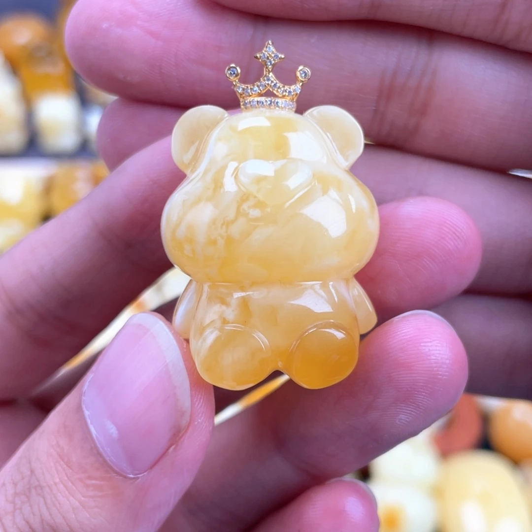 裸石琥珀未镶嵌蜜蜡