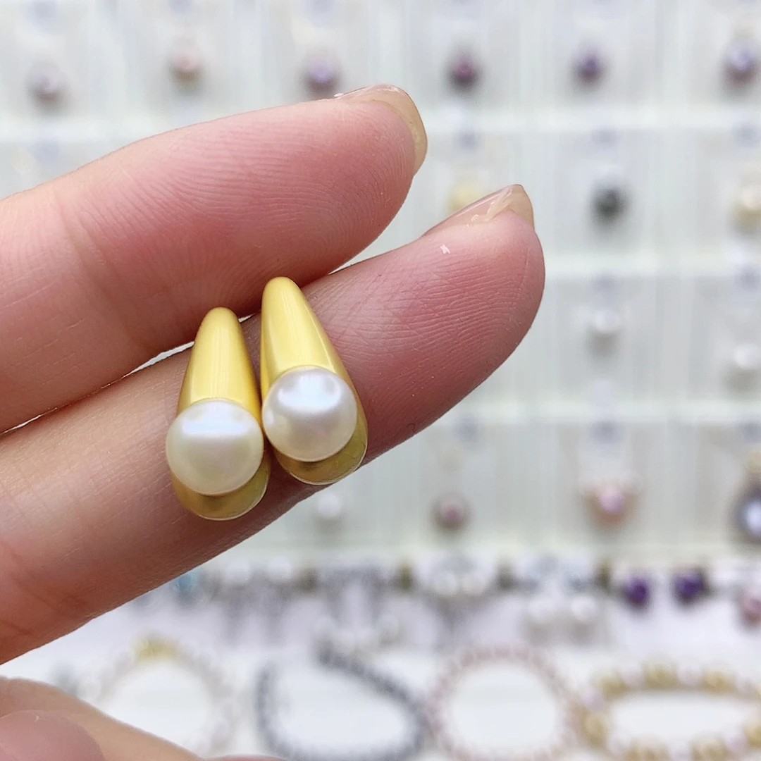 银S925镶嵌淡水珍珠吊坠(赠链)