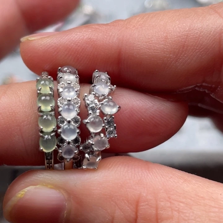 翡翠未镶嵌戒指缅甸天然