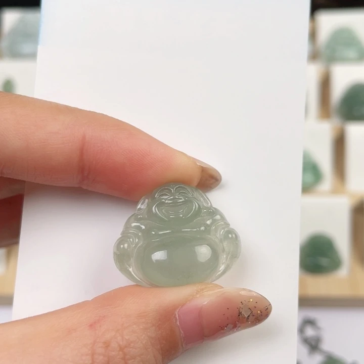 翡翠颈饰未镶嵌零**后佛公