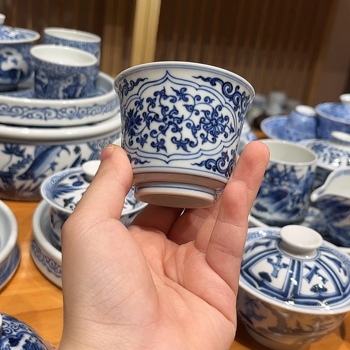 缠枝马蹄杯杯杯杯