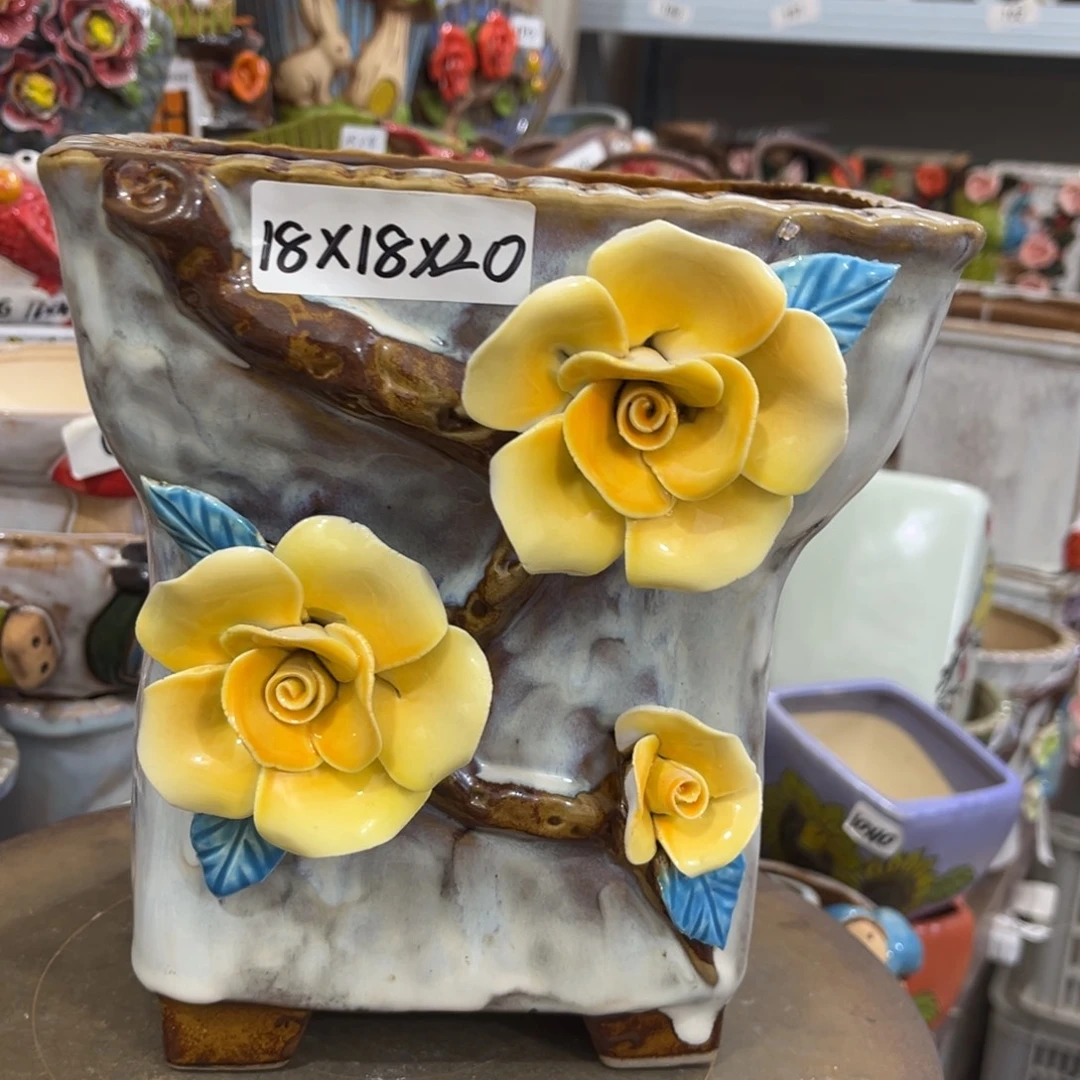 粗陶多肉花盆花盆