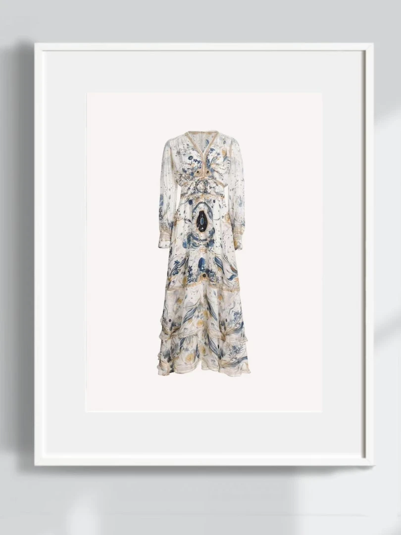 【2025款 色彩PARTY原创】桑蚕丝连衣裙Y25C9068-3