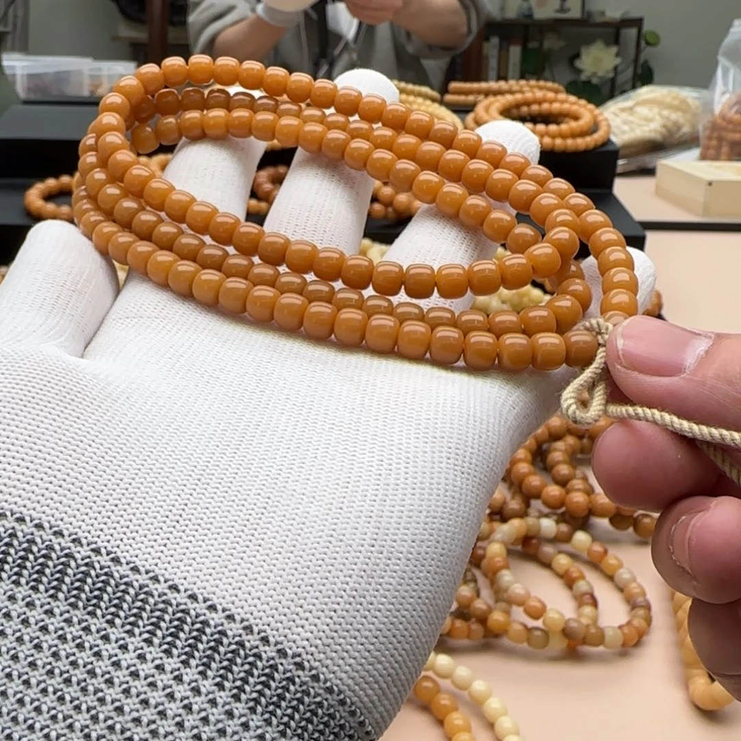 【闪购商品】菩提根/象牙果手串7.6。11年 鬼工