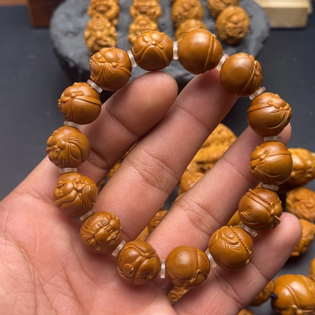 手串橄榄核小圆弥勒