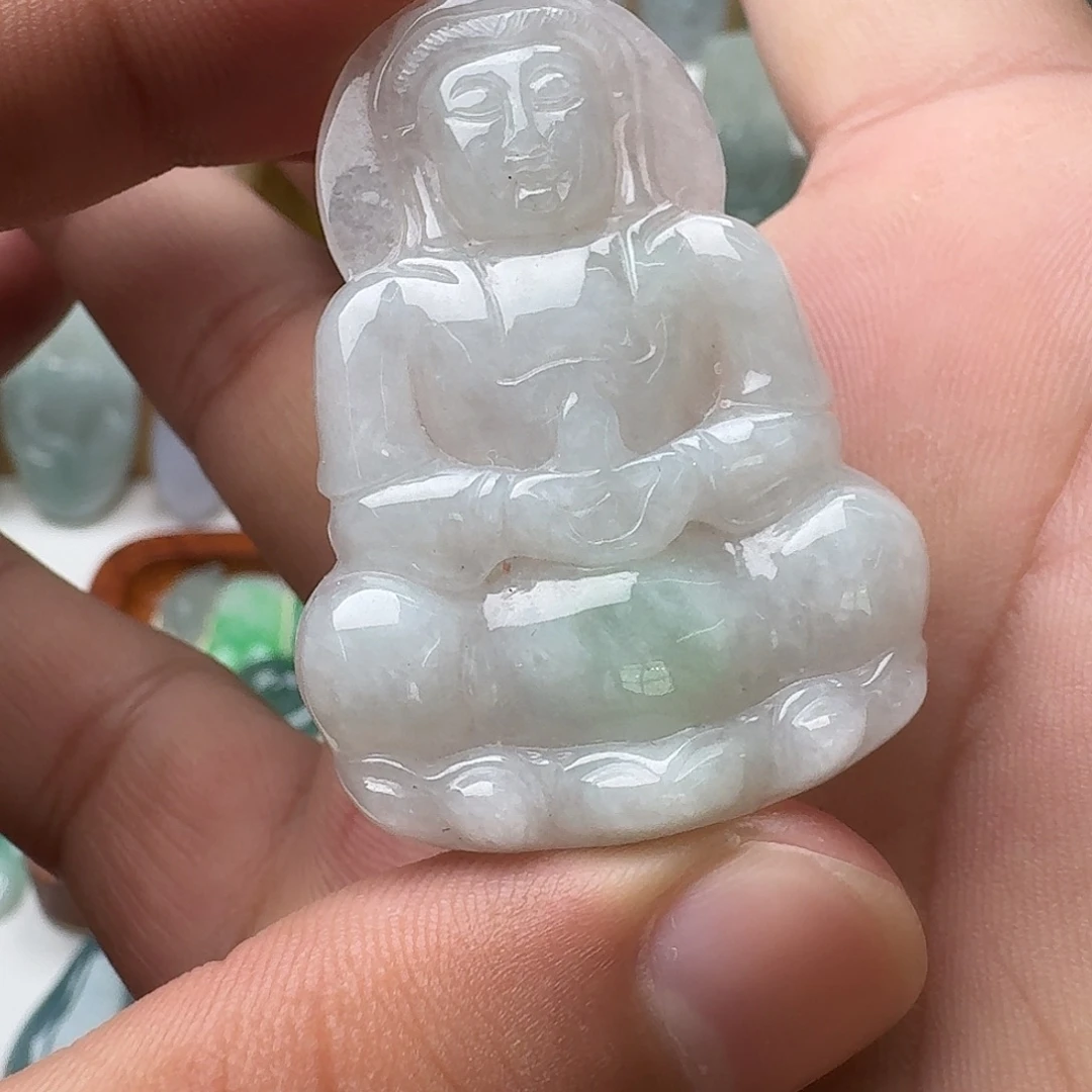 翡翠未镶嵌颈饰88