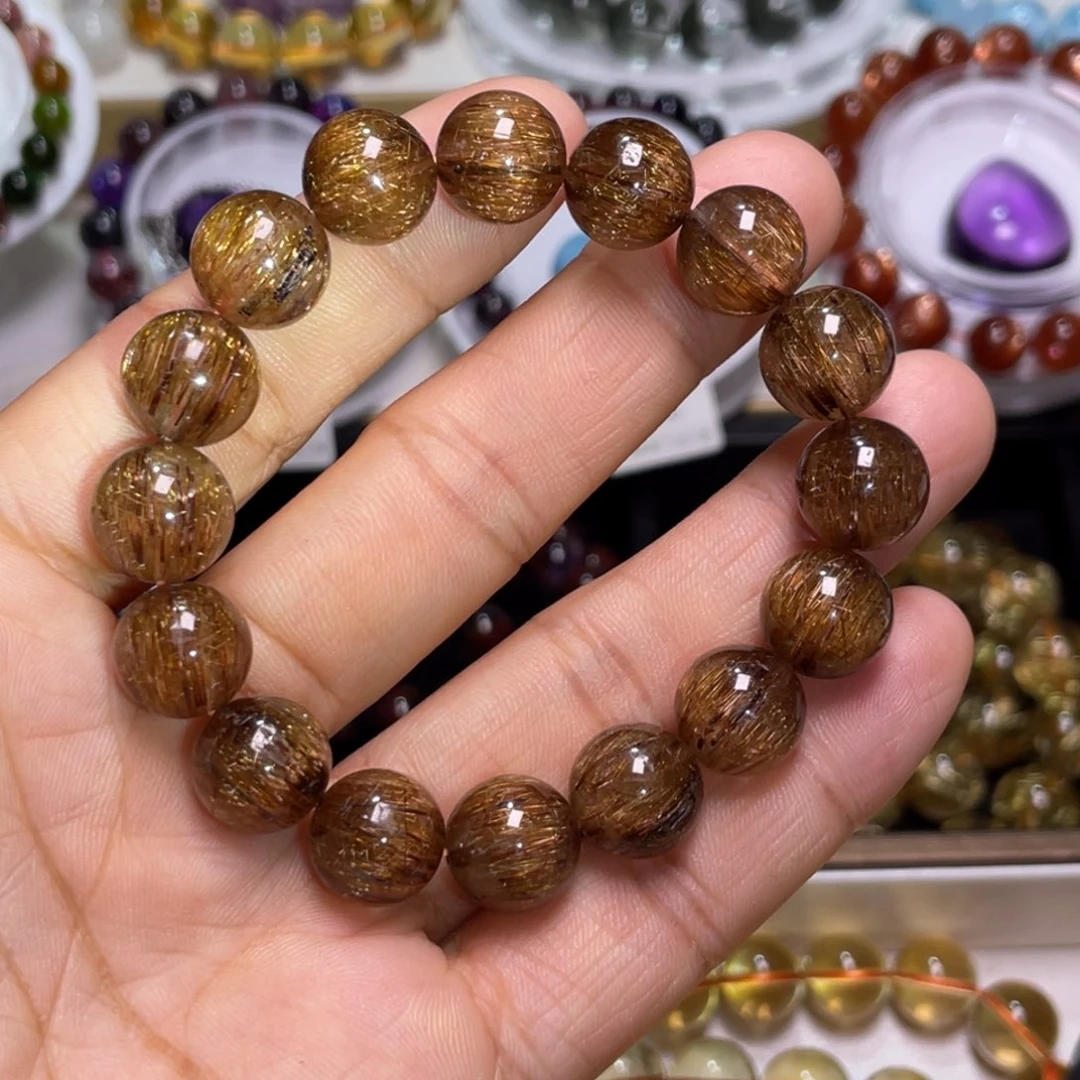 水晶手链未镶嵌铜顺发