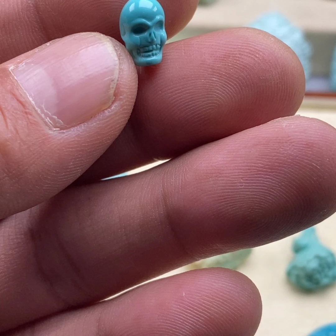 绿松石未镶嵌珠宝半成品